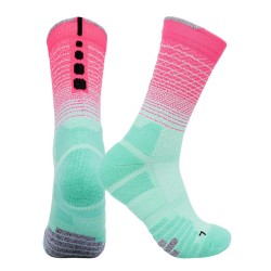 Professional Cycling Socks Running Sports Men Socks Lake Water Green Color