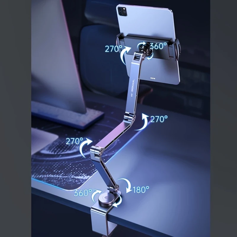 Aluminum Alloy Tablet Stand - Adjustable 360 Rotatable