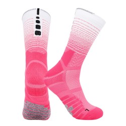 Professional Cycling Socks Running Sports Men Socks Pink