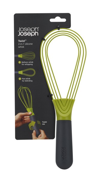 Twist Whisk - Grey/Green - Joseph Joseph