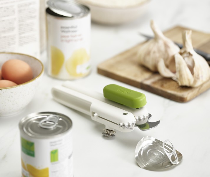 Pivot 3-in-1 Can Opener - White/Green - Joseph Joseph