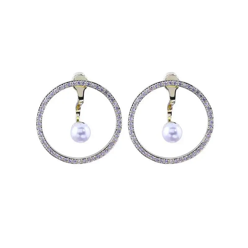 Trendy Earrings Creative Geometric Ring