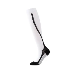 Men And Women Riding Leisure Sports Compression Stockings White