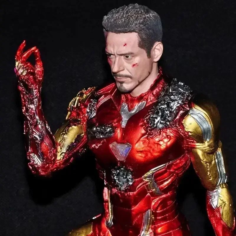 Iron Man Mk85 Snap Kneeling Statue Avengers Endgame Anime Figure