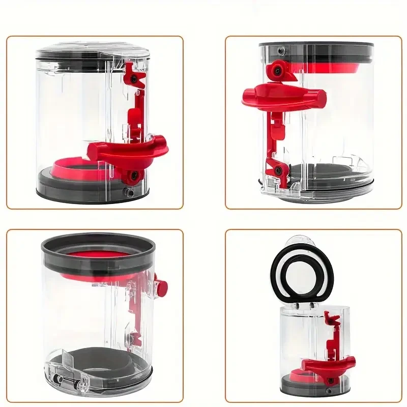 V10/V12 SLIM Digital Slim Compatible Cyclone Dustbin Replacement Uncharged