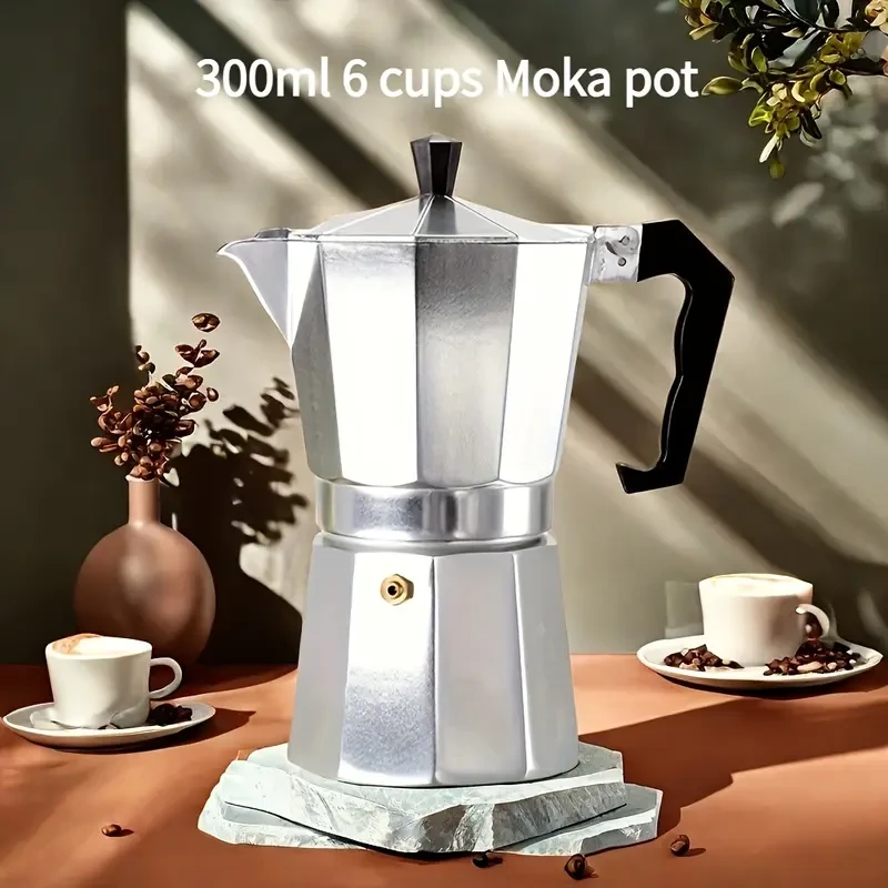 1pc Classic Manual Moka Pot Coffee Maker