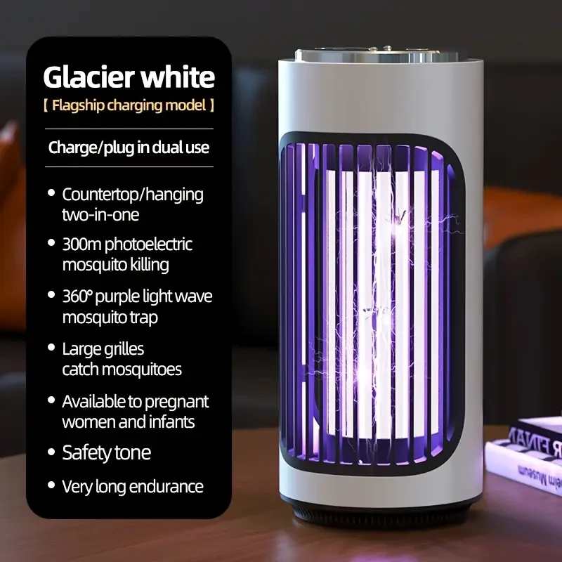 2-in-1 USB Rechargeable LED Mosquito Killer Lamp