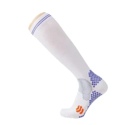 Nylon Men's And Women's Sports Muscle Strength Outdoor Football Compression Socks Doudou Version White