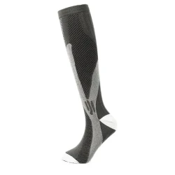 Nylon Men's And Women's Sports Muscle Strength Outdoor Football Compression Socks No Show Socks Gray