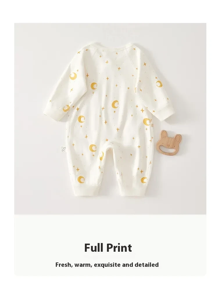 Pure Cotton Newborn Baby Jumpsuit Boneless