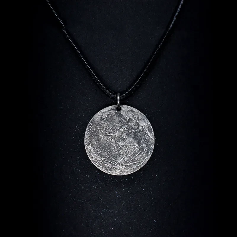 Moon Memorial Pendant Necklace Creative Space