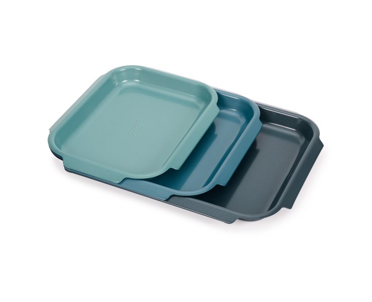 Nest Bake 3pc Baking Tray Set - Joseph Joseph