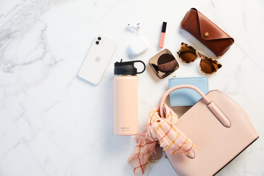 Stainless Steel Bottle Peach 500ml - Wiltshire