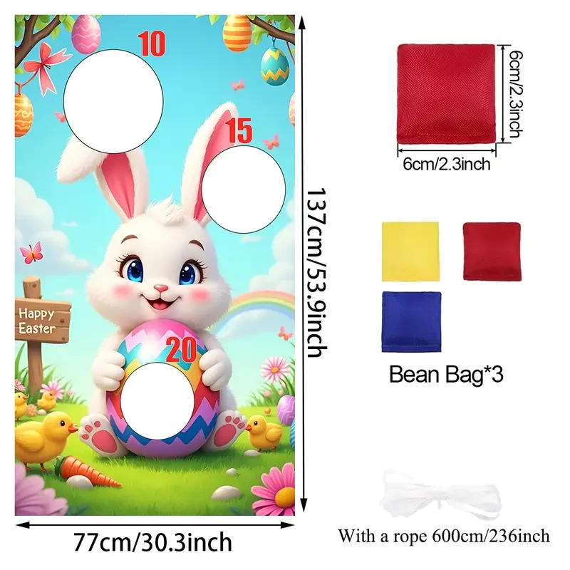 Easter Bunny Fabric Toss Game