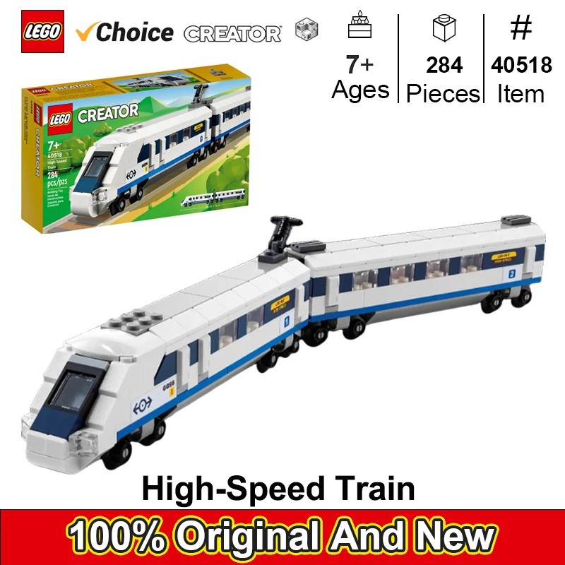 Lego 40518 Creator High-Speed Train 2  Connected Carriage with Driver's Compartment and Sloping Front