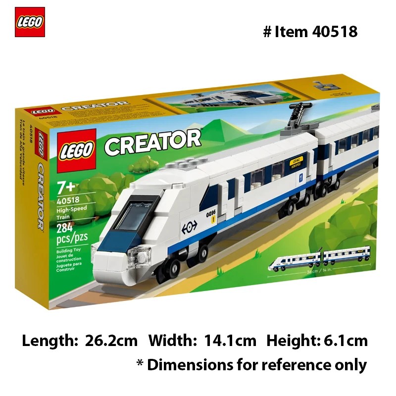 Lego 40518 Creator High-Speed Train 2  Connected Carriage with Driver's Compartment and Sloping Front