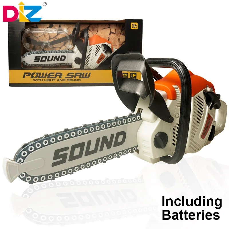 Toy Chainsaw with Goggles Children Electric Power Chainsaw with Sound