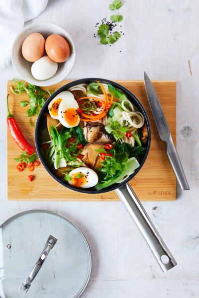 Easycook Pine Induction Saucepan 16cm|1.23l with glass lid  - Wiltshire