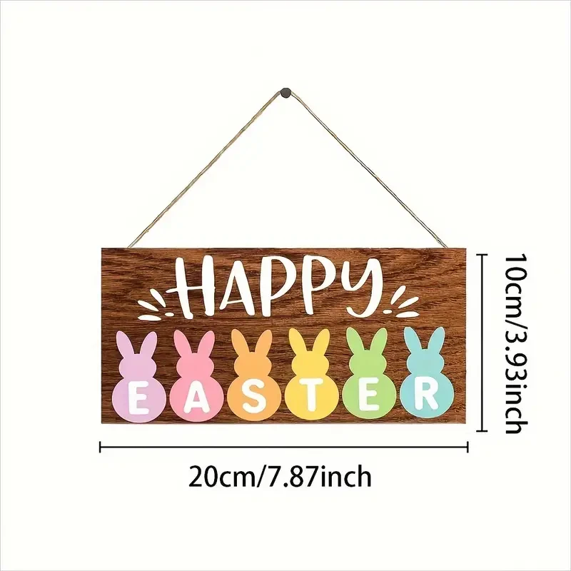 Happy Easter Bunny Welcome Sign
