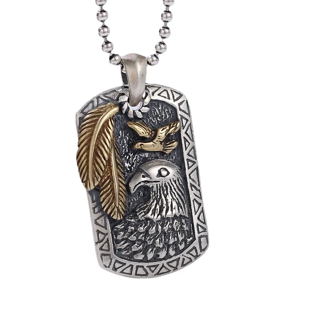 Vintage Hip Hop Men's Eagle Pendant