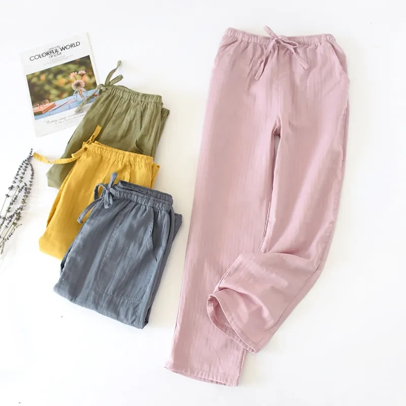Spring And Autumn Couple Pajamas