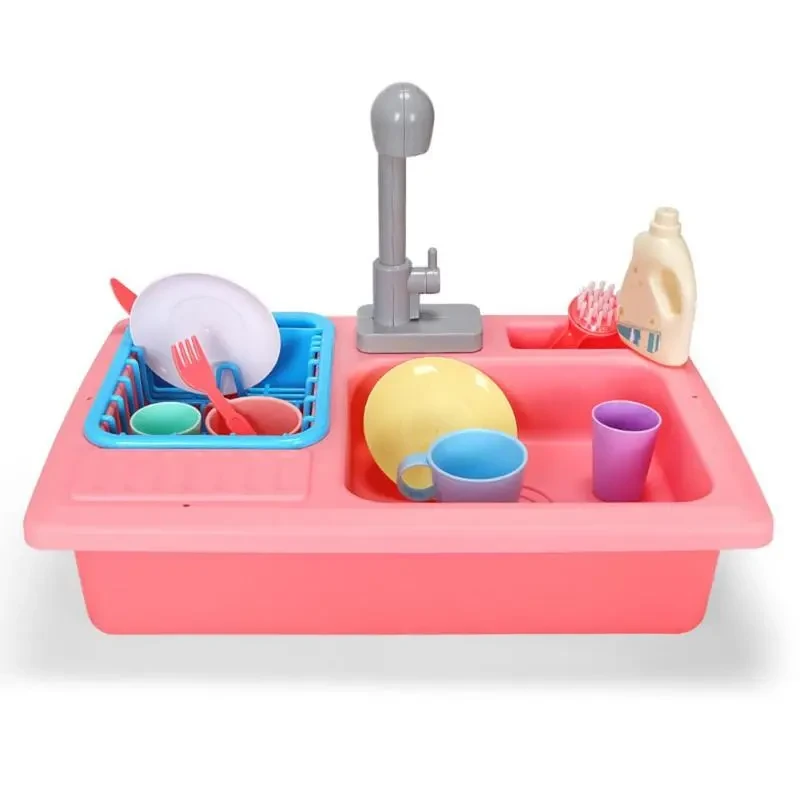 Kitchen simulation dishwasher toy