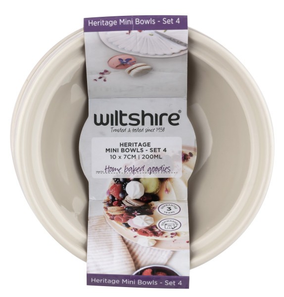 Heritage Bowls 10cm - Set 4  - Wiltshire