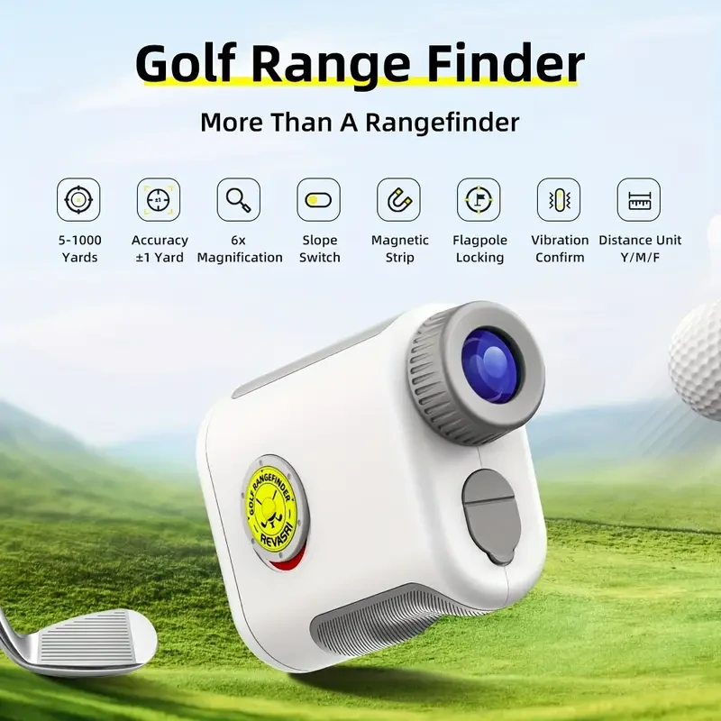 The REVASRI 914.4meter Is a Rechargeable Golf Rangefinder