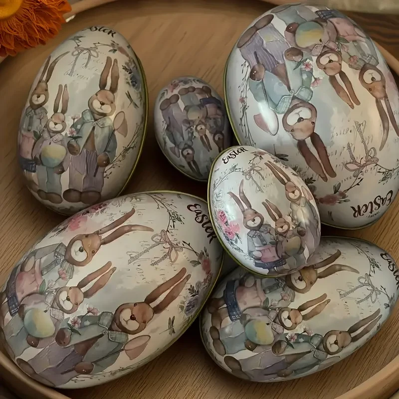 Easter eggs, small, medium and large