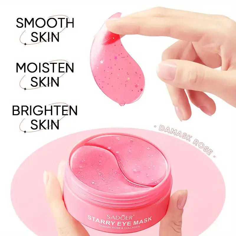 Korean Beauty Rose Hydra-Gel Eye Mask Moisturizing And Firming Eye Care Eye Mask