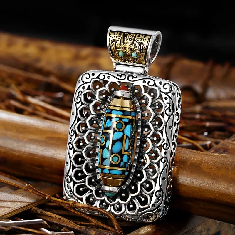 Wanfo Chaozong Lucky Dzi Bead Pendant