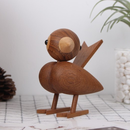 Nordic Home Bird Wooden Craftwork Ornaments