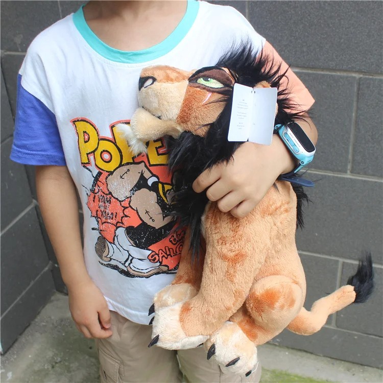 Original Disney The Lion King Scar Soft Stuffed Animal Doll High-Quality Plush Toy