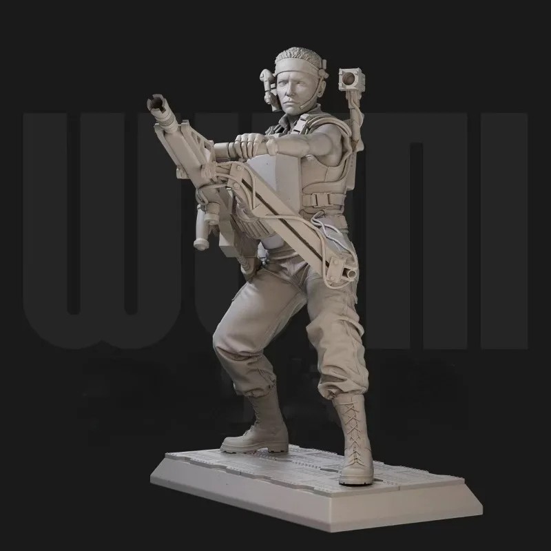 1/24 Scale Resin Figure Assembly Model Kit Female Special Forces Fantasy Diorama Toy