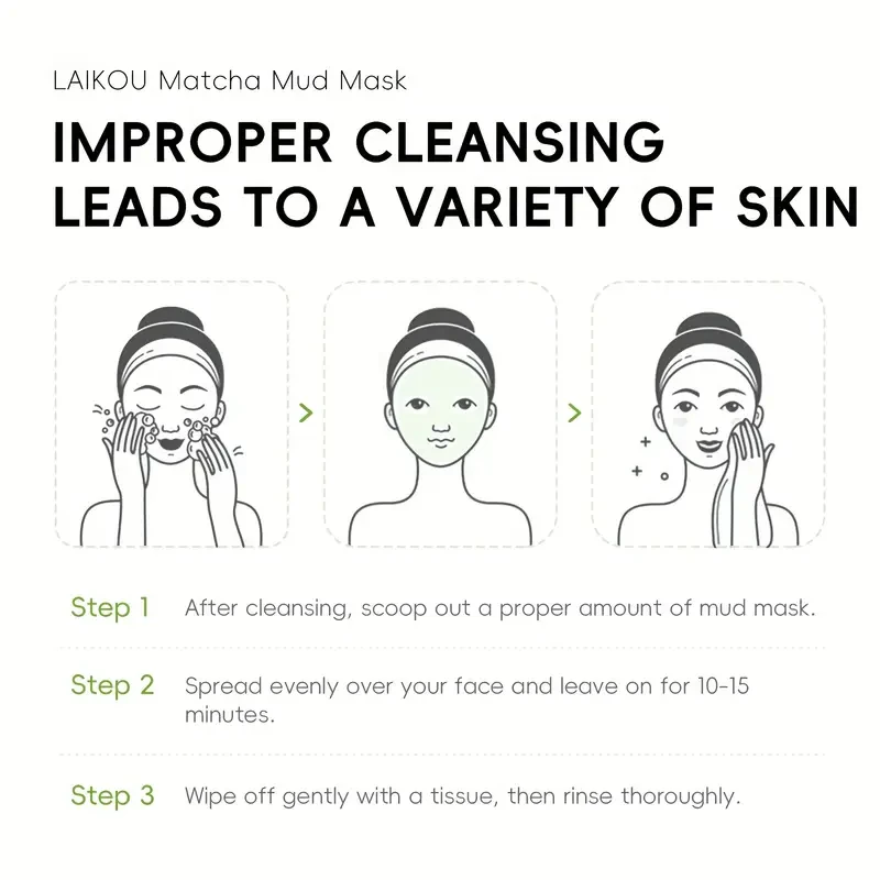 LAIKOU Matcha Mud Mask