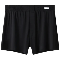 Men's Ice Silk Underwear Plus Size Loose Boxer Black