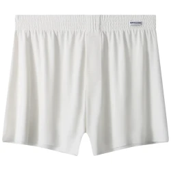 Men's Ice Silk Underwear Plus Size Loose Boxer White