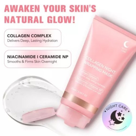 Collagen Night Packaging Facial Mask