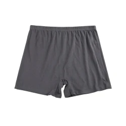 High Waist Plus Size Cotton Underwear Men's Boxers Dark Gray