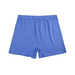 High Waist Plus Size Cotton Underwear Men's Boxers Sky Blue