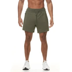 Summer Men's Multi-pocket Sports Shorts Green