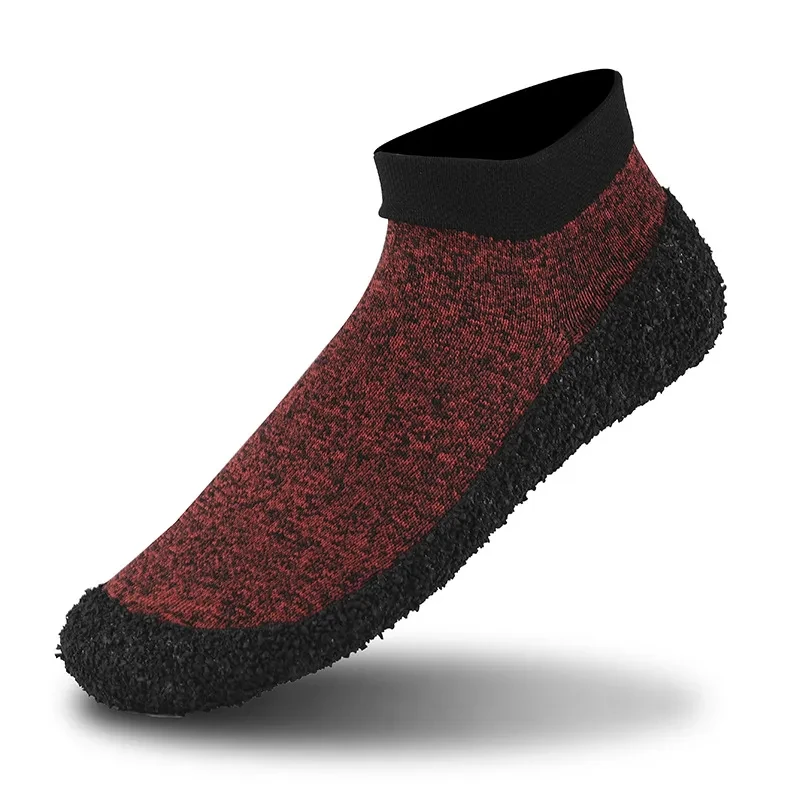 New Wading Shoes For Men And Women Wading Fitness Swimming Yoga Socks Crimson