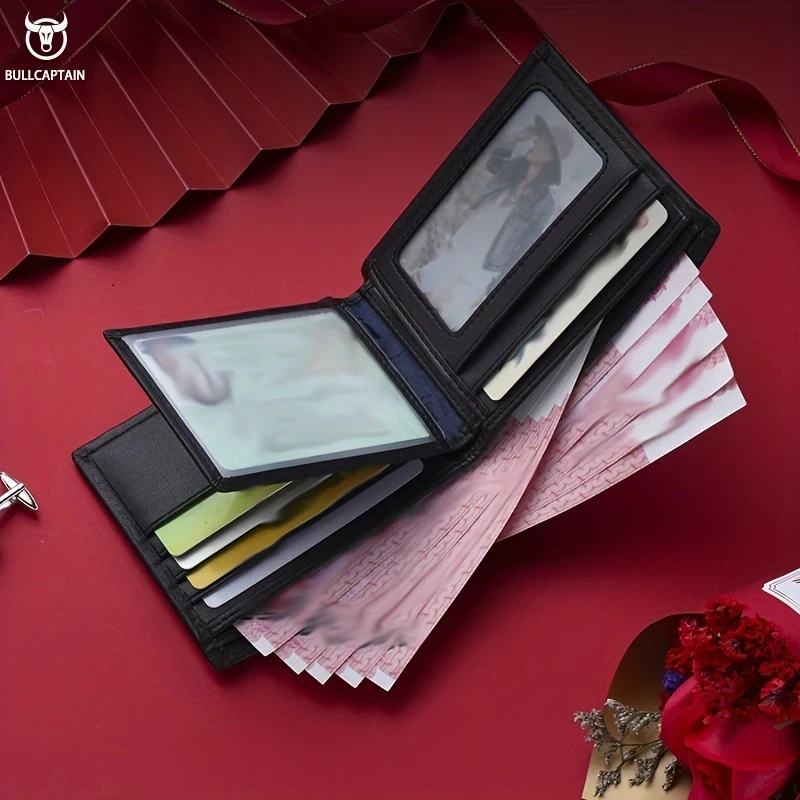 BULL CAPTAIN Genuine - Leather Men's Wallet