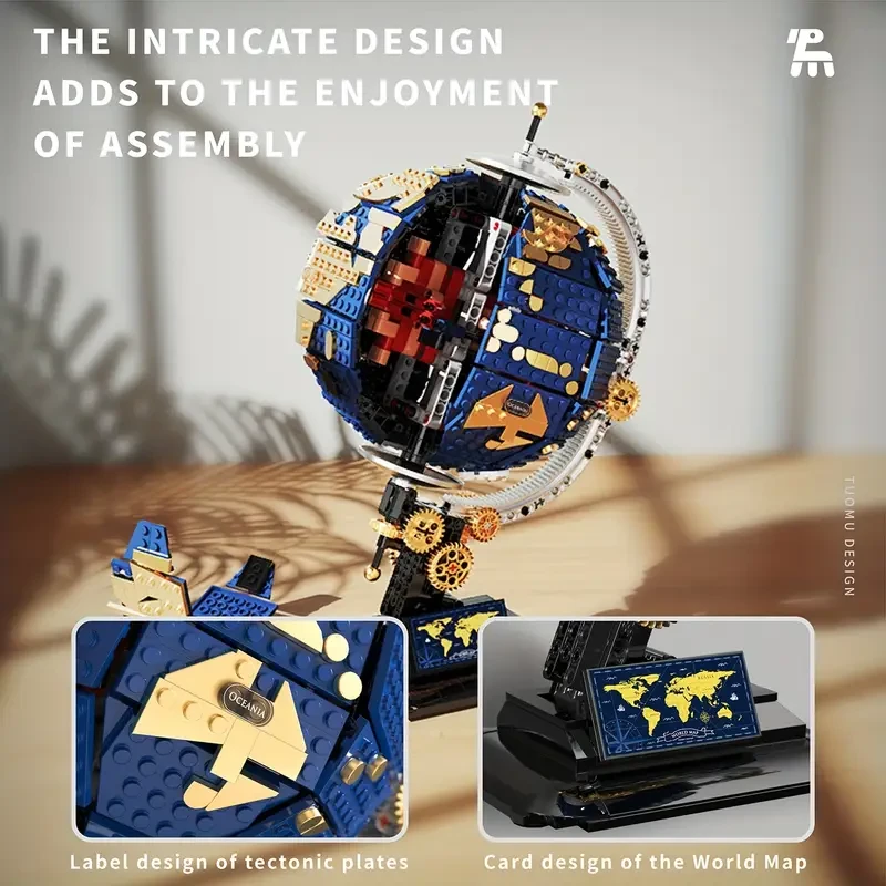 1455pcs Space Exploration Globe Puzzle