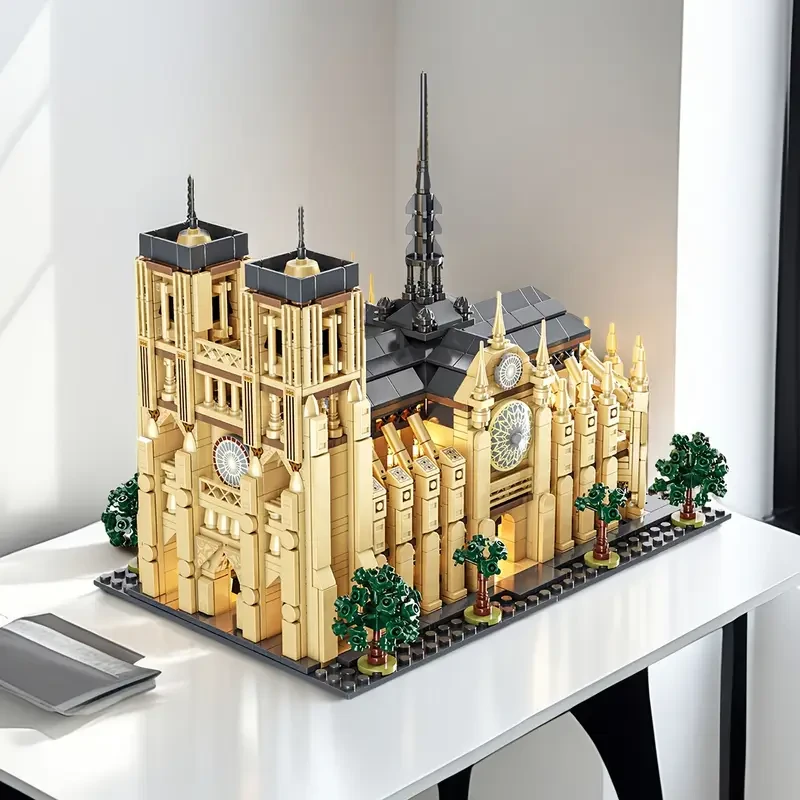 1757pcs World Famous Architecture de Paris Model Building Block