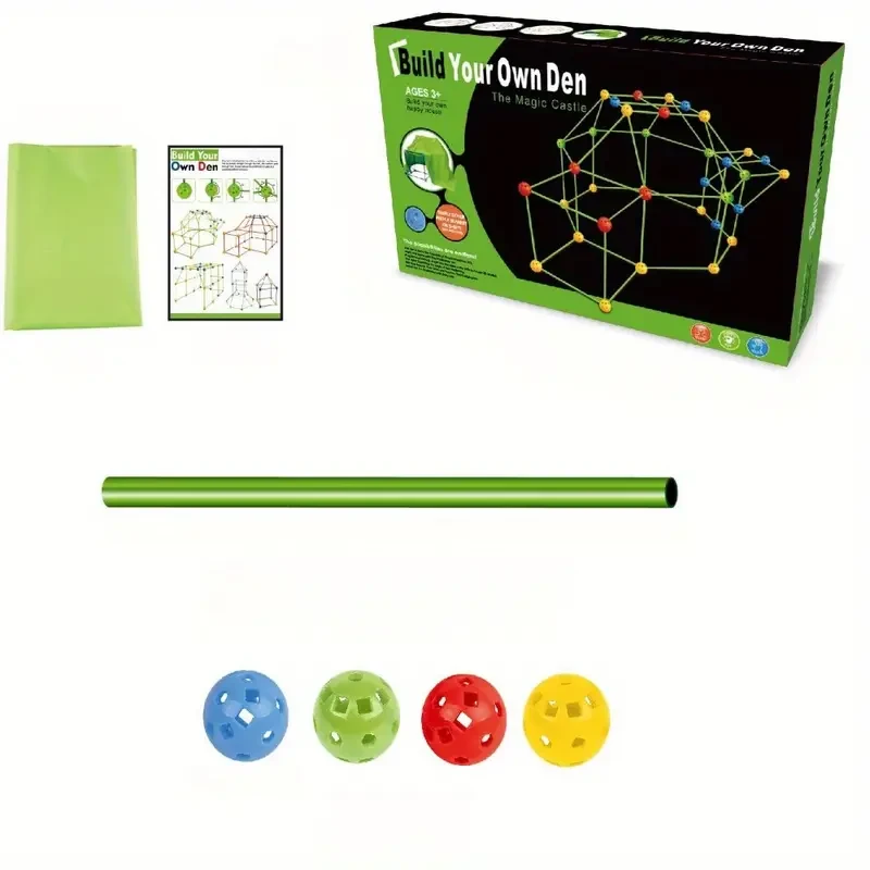 A Set of 156pcs of Fortress Building Block Kit Toys Is Designed for Children Over 3 Years Old. It Can Build Fortresses