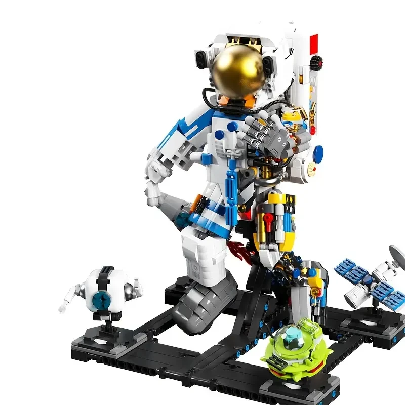 1736pcs Astronaut Building Blocks Set
