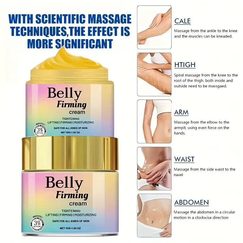 MSOCTI Belly Firming Cream with Ginger Extract And Green Tea Extract for Skin Tightening