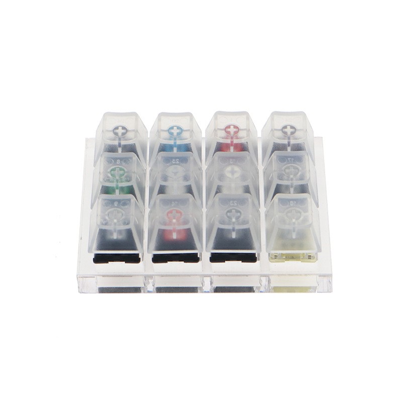 Cherry Original Cherry Twelve-Axis Tester Experience Axis Switch Black Green Black Tea Milk Green Mechanical Keyboard Axis