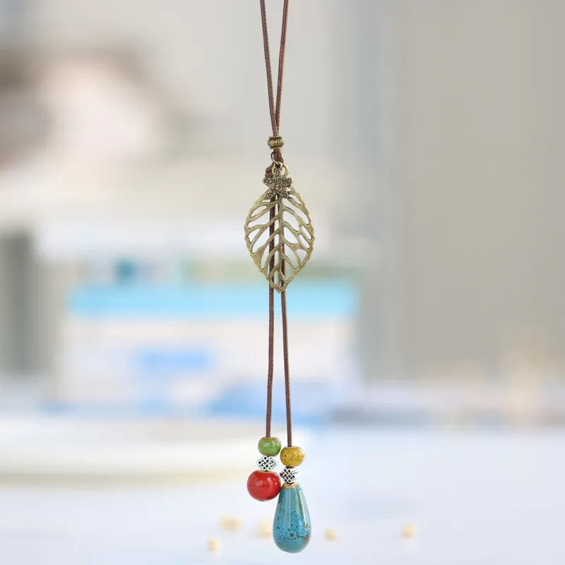 Adjustable Long Chinese Style Necklace Pendant